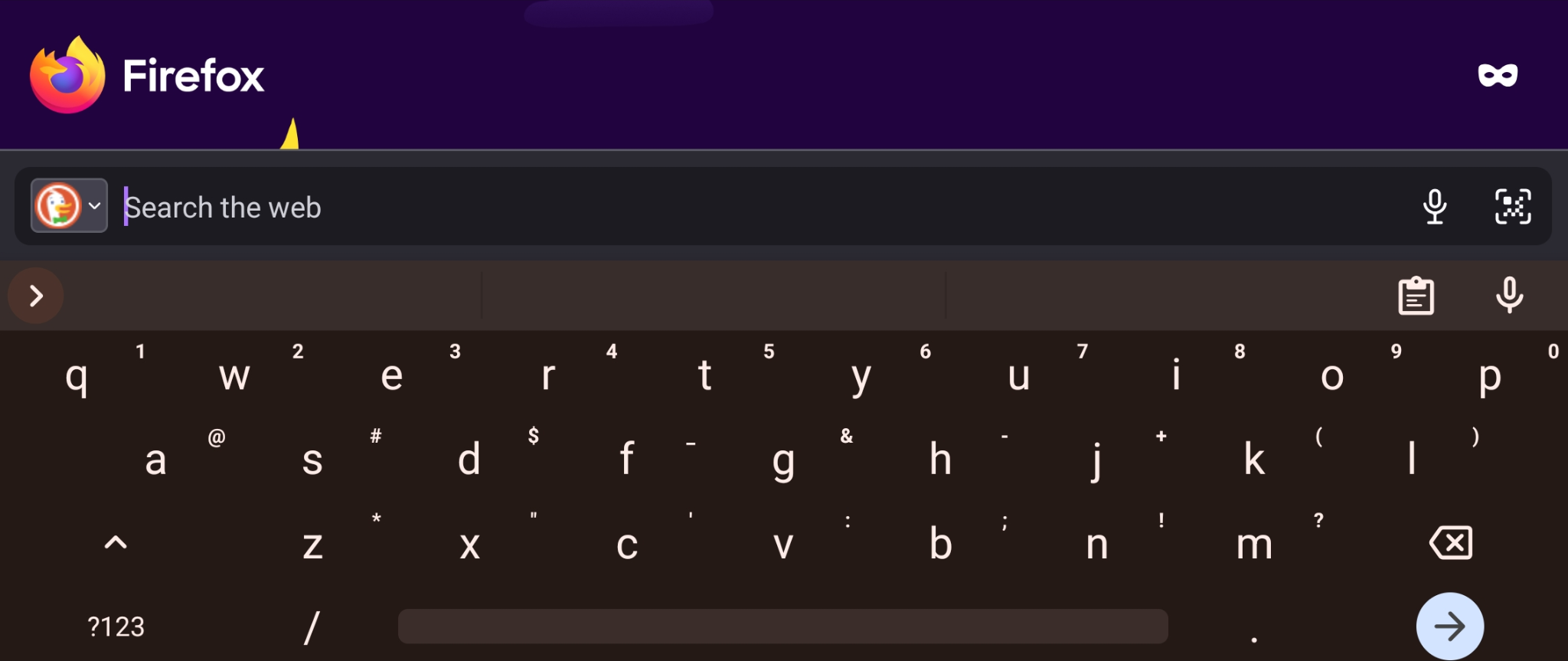 A picture of the icon in my address bar